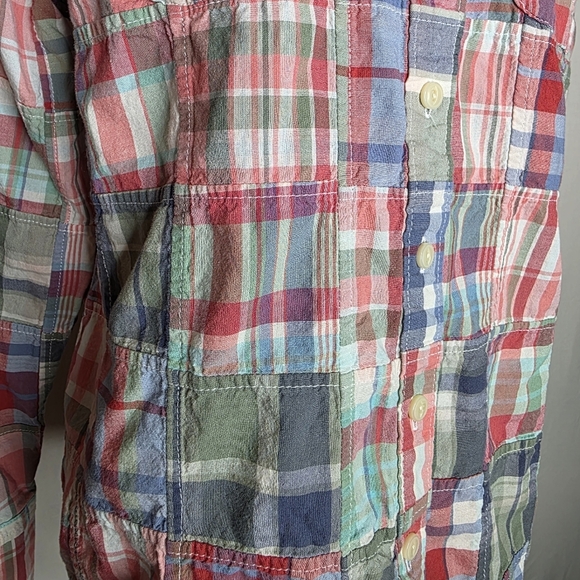 L.L. Bean Womens Quilted Long Sleeve Button Down Shirt Size Petite Small - Picture 5 of 9